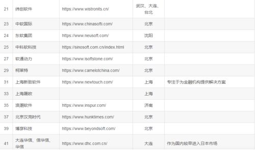 2023年国内主流IT软件外包公司盘点与分析